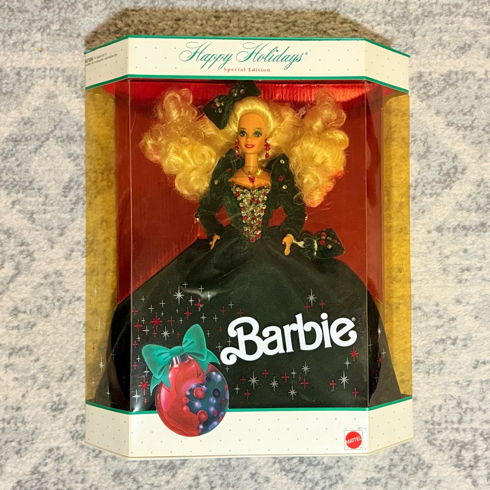 Holiday Barbie Festive Edition in Elegant Green Gown. New in the box.